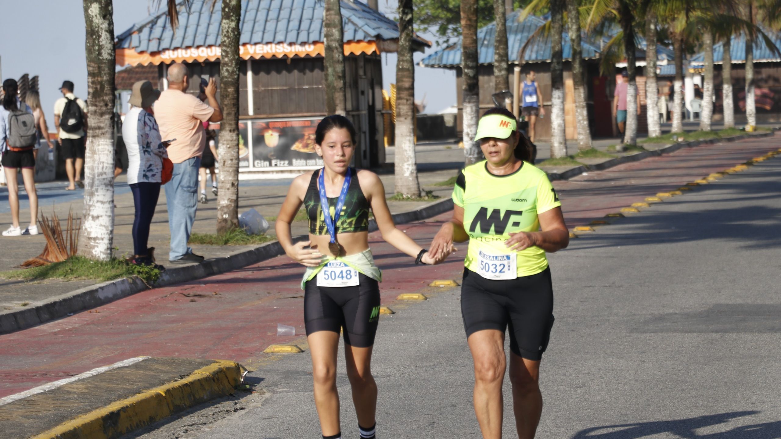 Participante da Meia Maratona de Mongaguá
