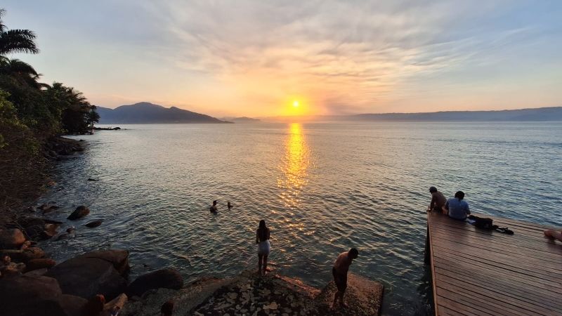 Por do sol em Ilhabela