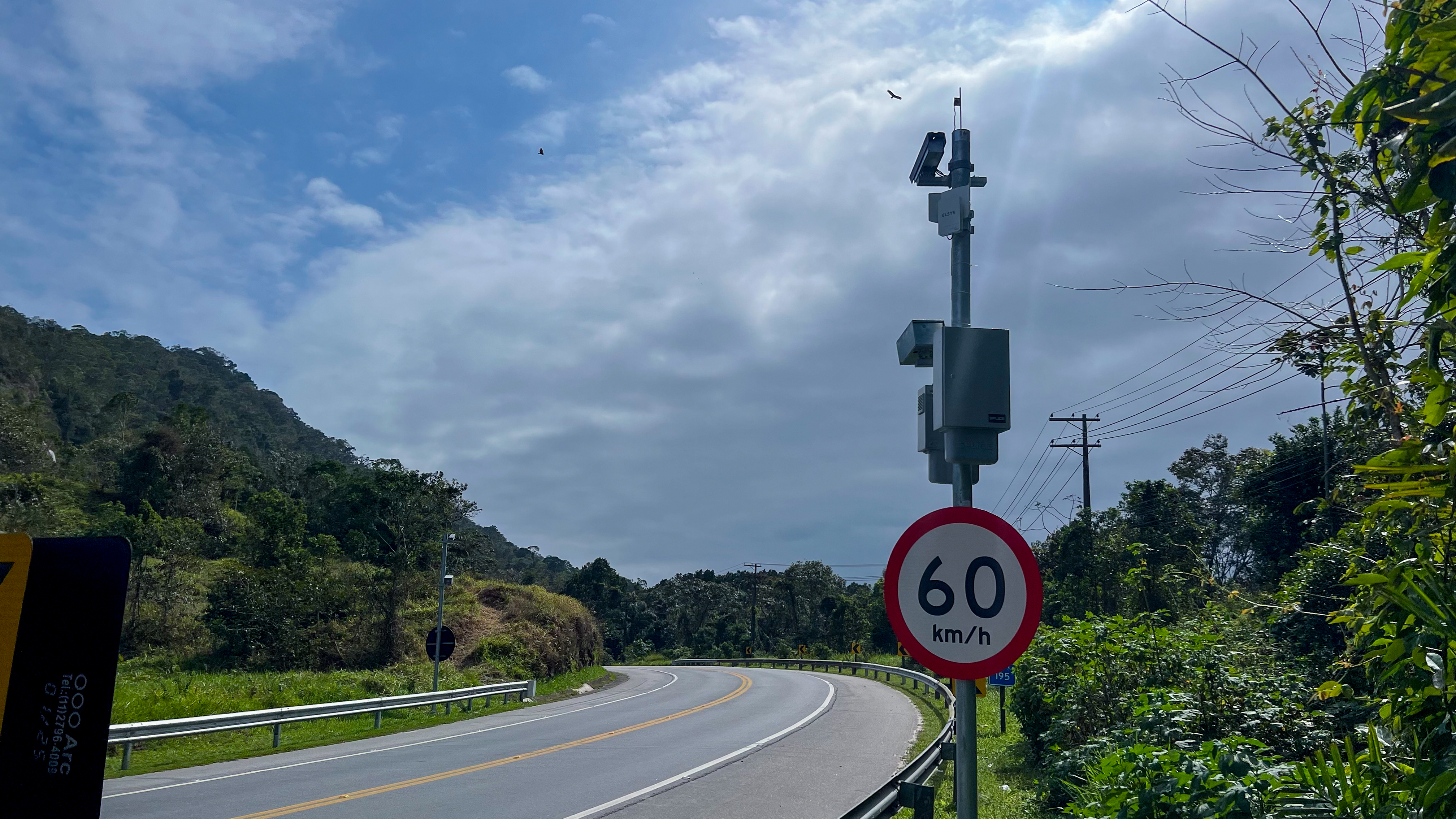 DER prevê 23 radares ao longo da Rio-Santos, entre Bertioga e Ubatuba. - Foto: Lenildo Silva