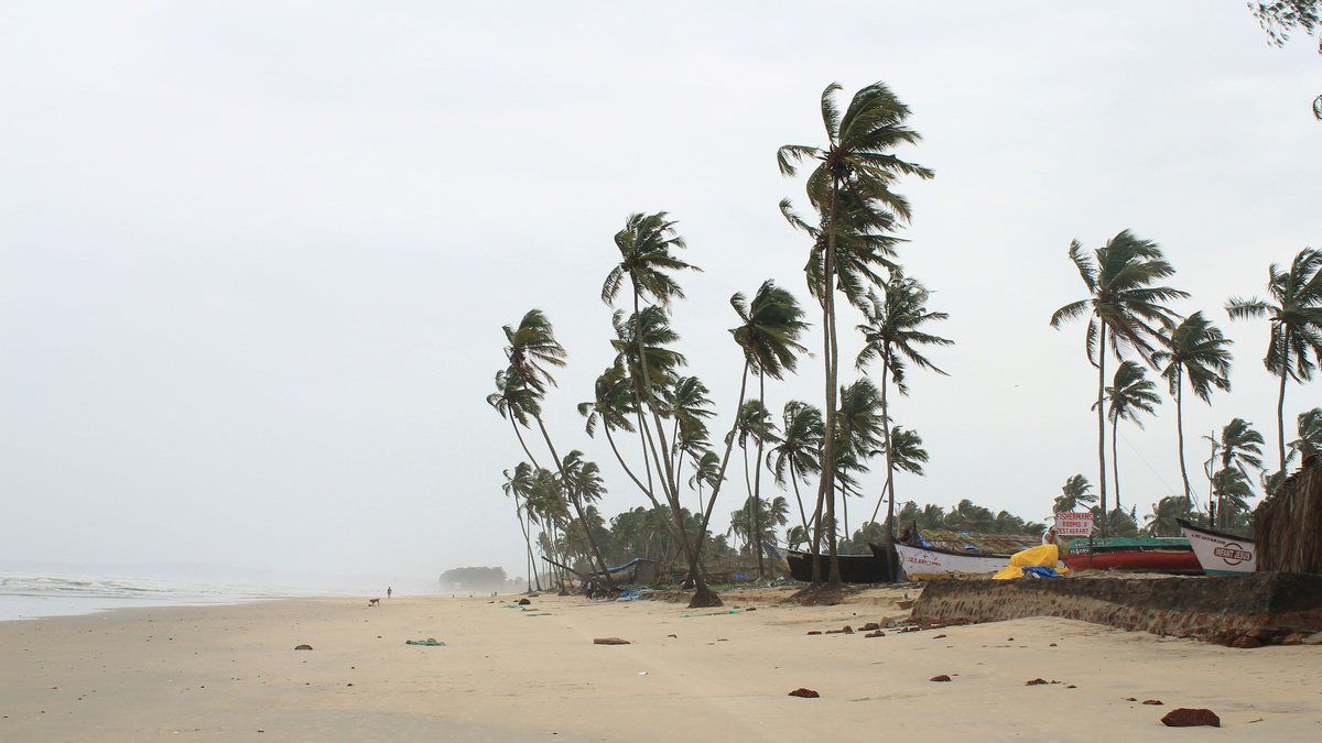 Ventos na praia