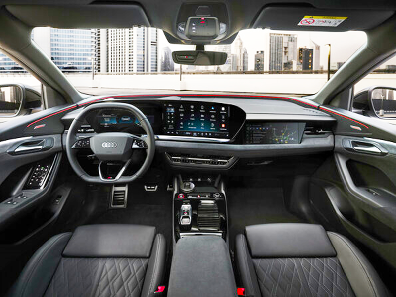 Interior do Audi SQ6 Sportback e-tron, com novo conceito de cabine
