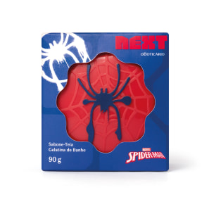 saboneteia gelatina de banho next spiderman