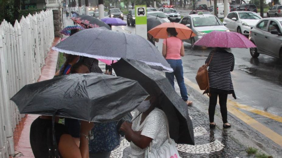 Chuva em Santos