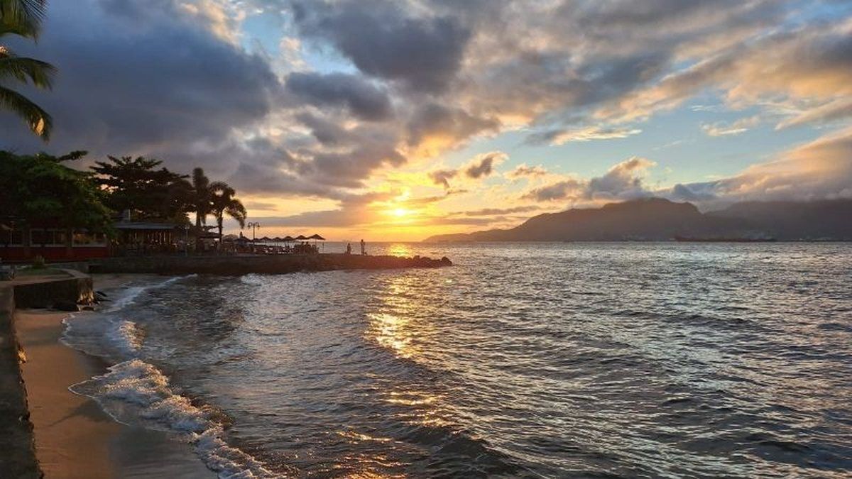 Pôr do sol em Ilhabela