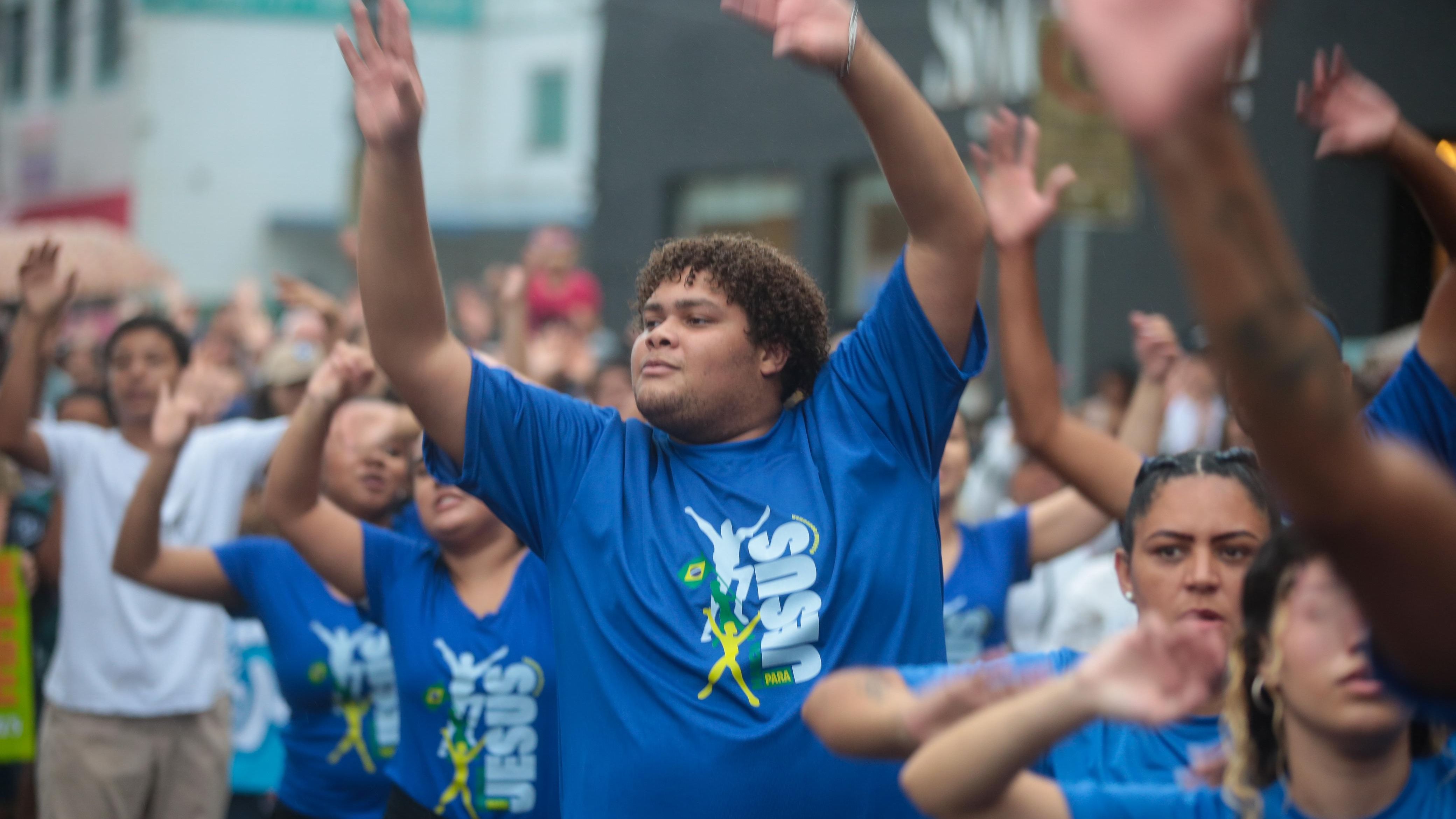 Marcha para Jesus em Praia Grande