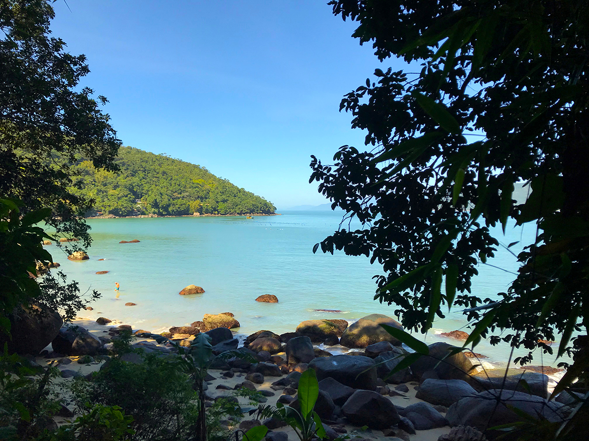 Uma das praias da Trilha das Sete Praias, em Ubatuba, litoral de São Paulo - Divulgação