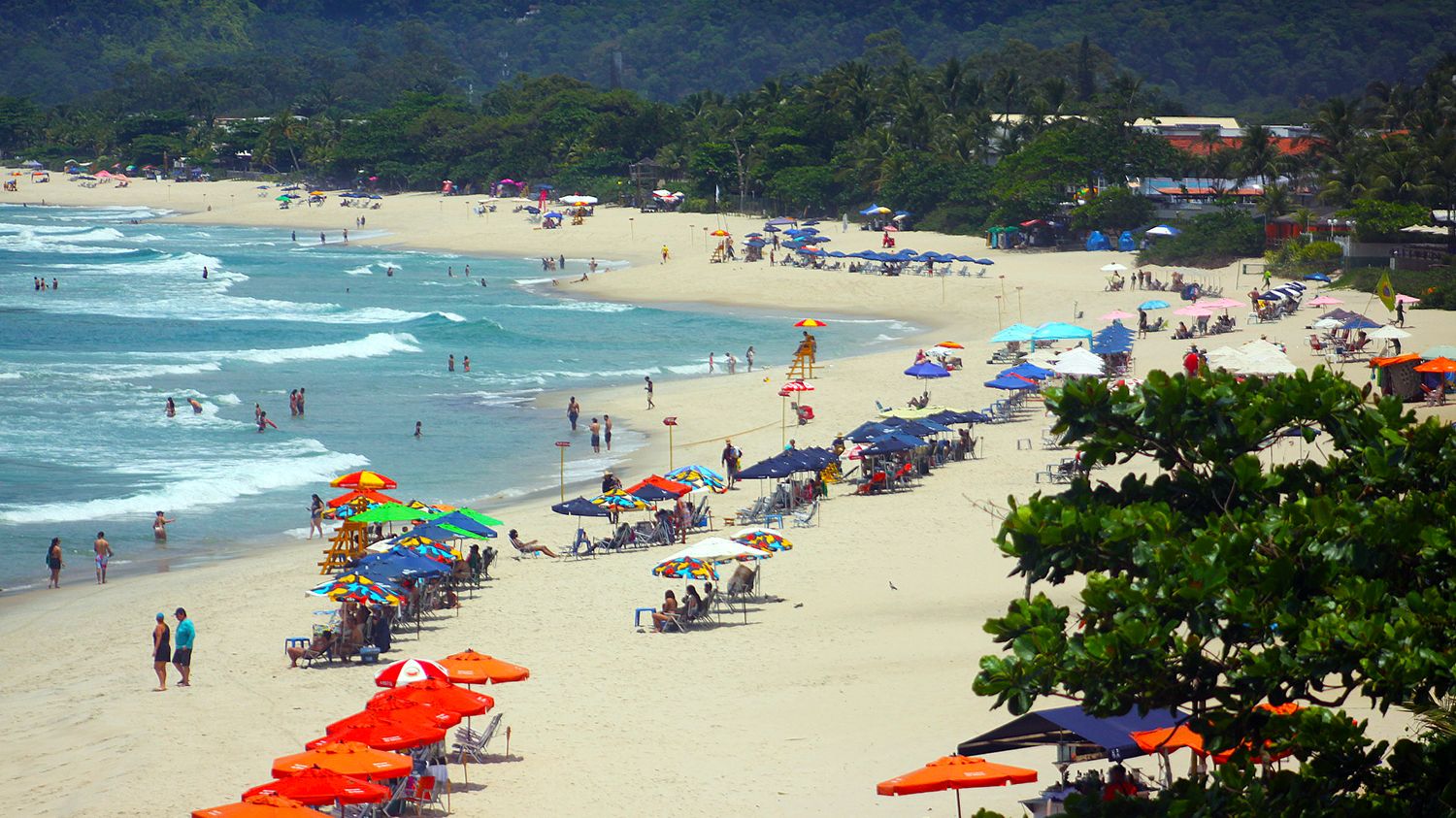A praia de Maresias, em São Sebastião, é uma das mais badaladas do litoral paulista - Foto Reginaldo Pupo