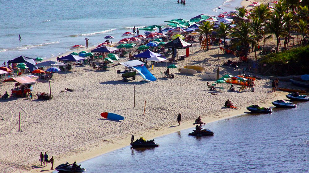 Praia e Rio Una