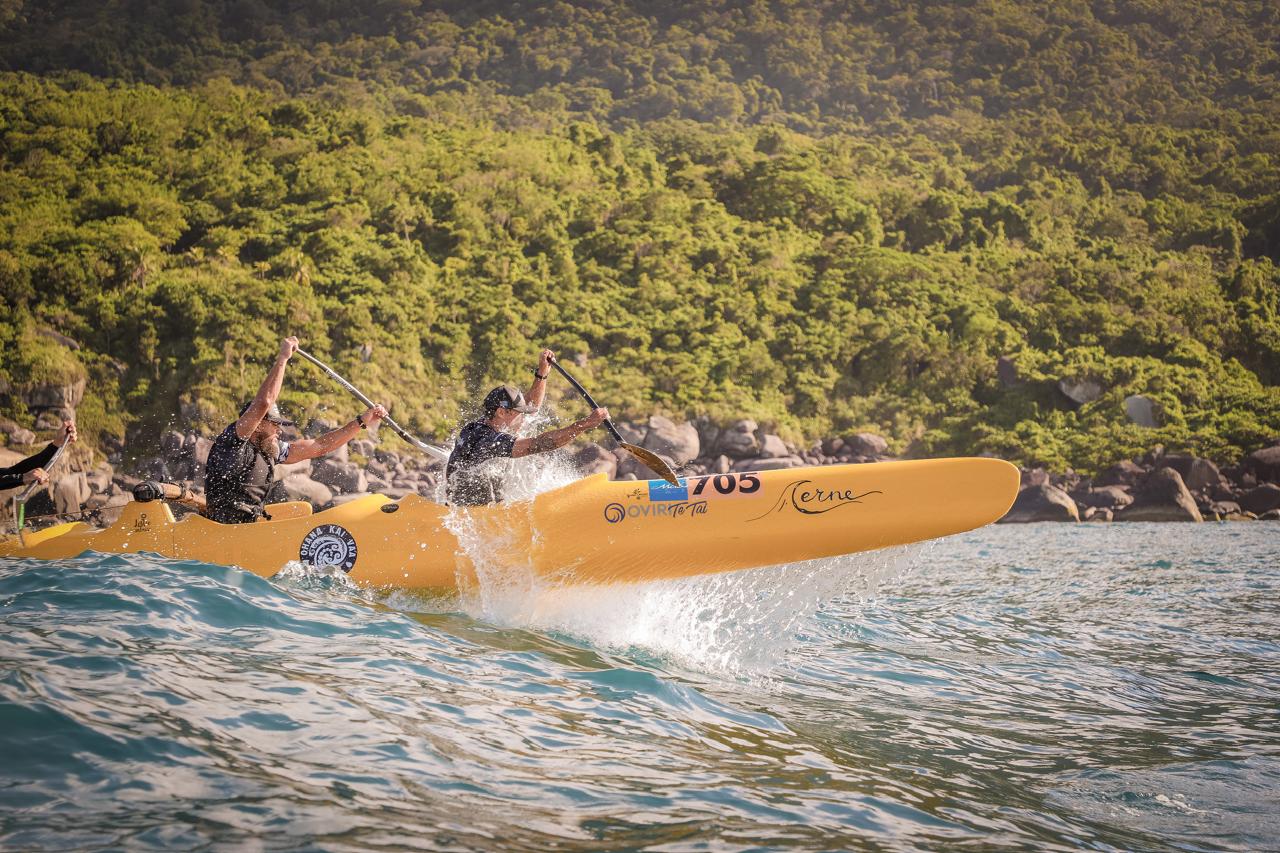 Atletas de Bertioga se destacam em prova de 90km com mar revolto e forte ondulação em Ilhabela