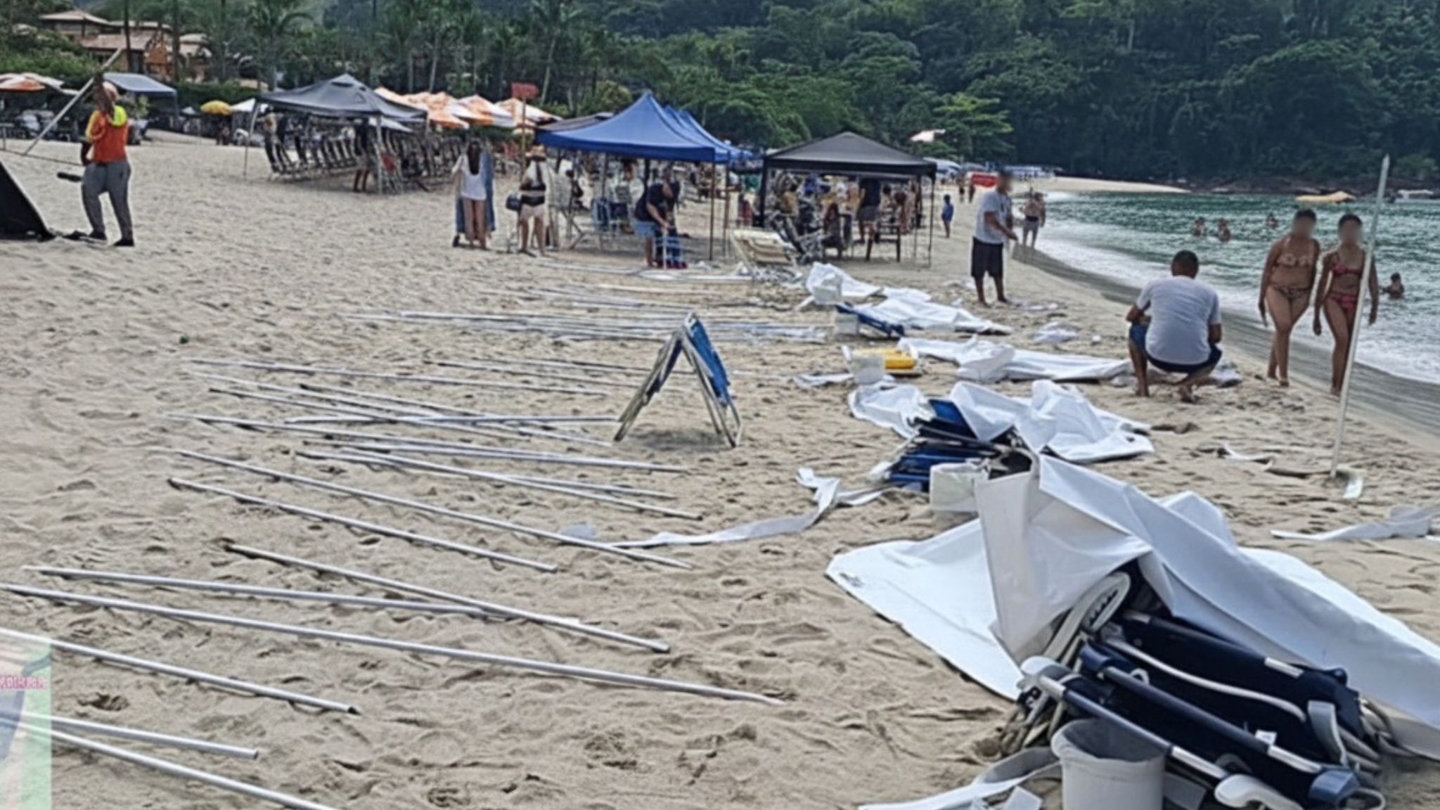 Lei 848/92 pune invasão e ocupação irregular de áreas públicas de acesso ao mar. - Divulgação/Prefeitura de São Sebastião