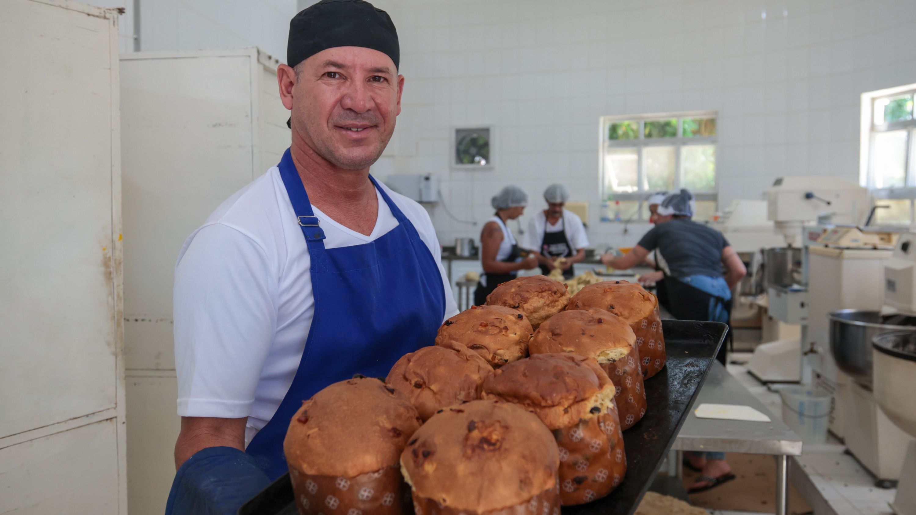 produção de panetone em praia grande