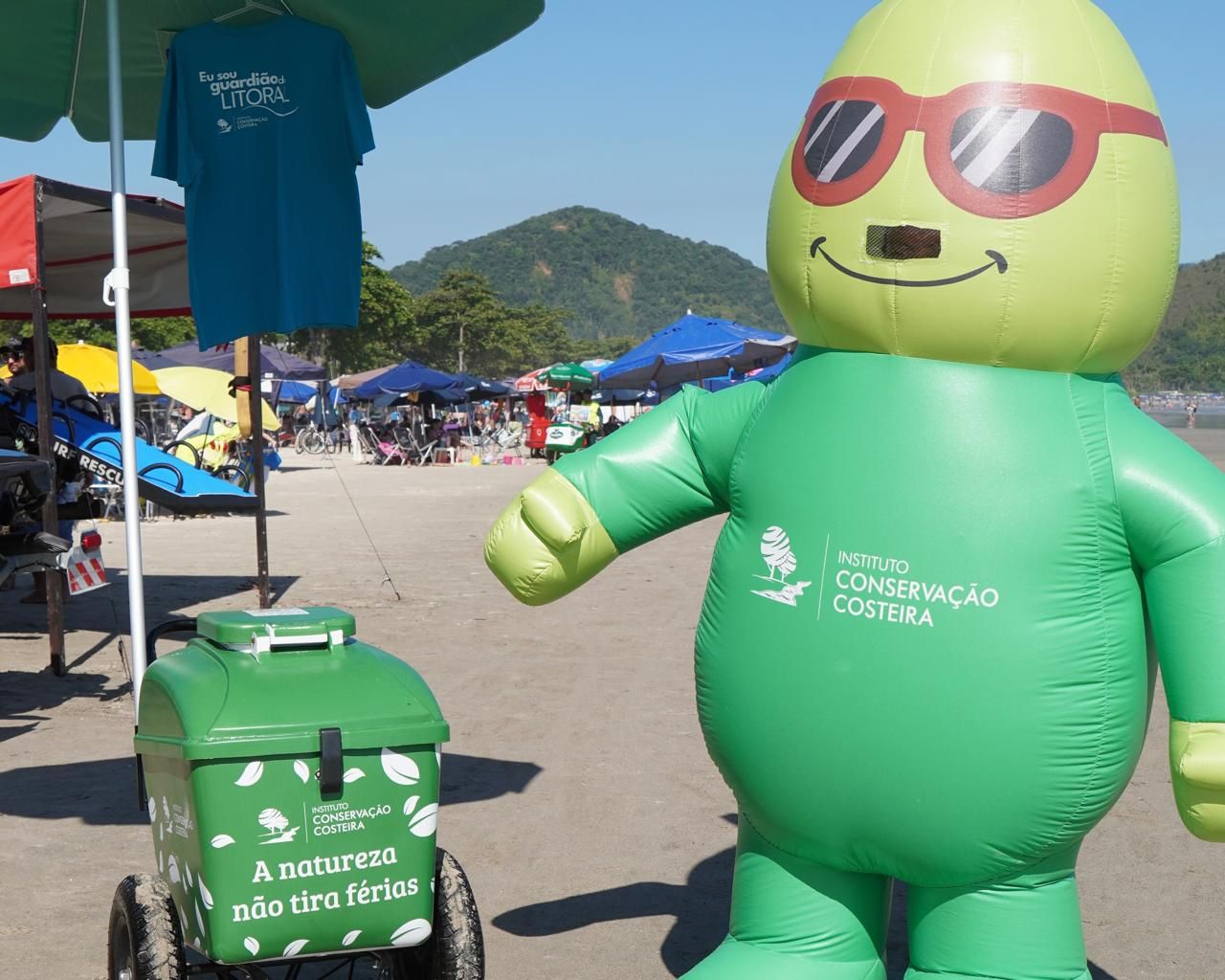 Campanha Natureza Não Tira Férias leva educação ambiental ao litoral de SP