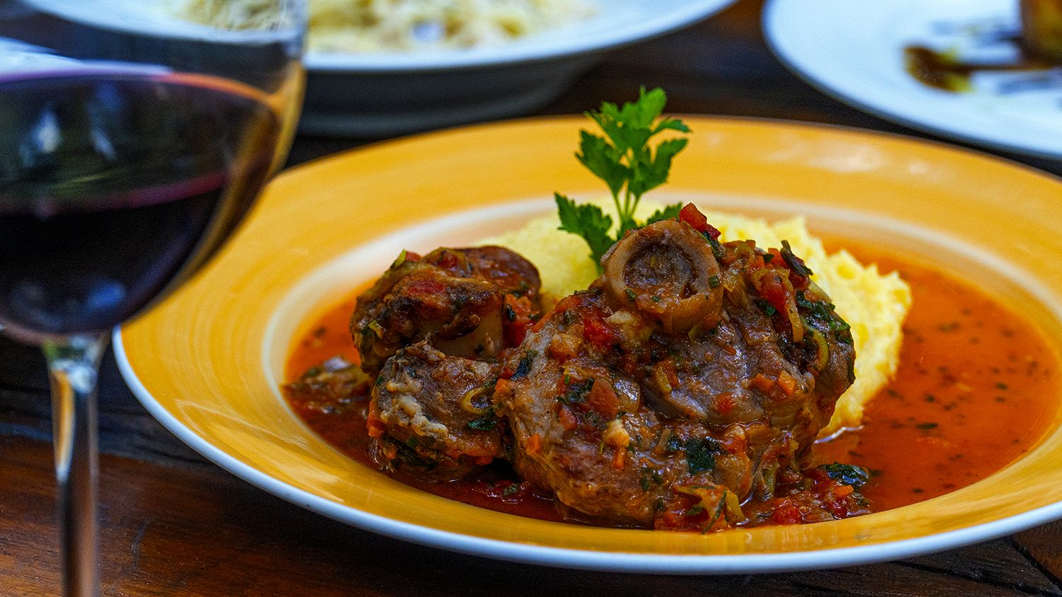 Ossobuco de Vitela, clássico italiano, do Restaurante Rosmarinus, de Visconde de Mauá, que edição deste ano do festival - Divulgação