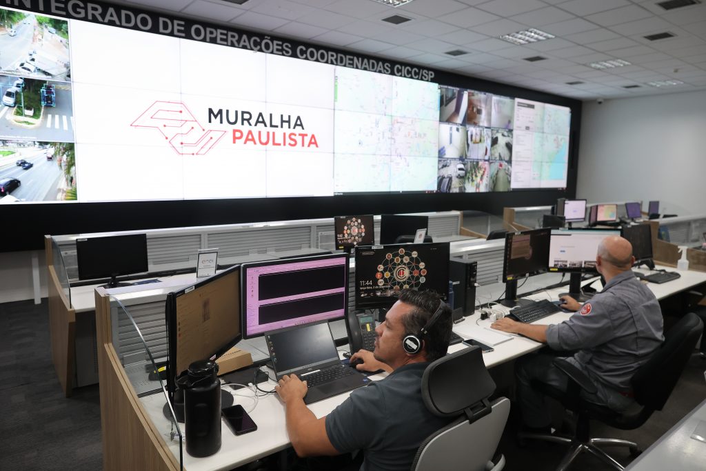 Muralha Paulista identificou foragidos e alertou policiais que atuavam na arena - Divulgação / GovSP