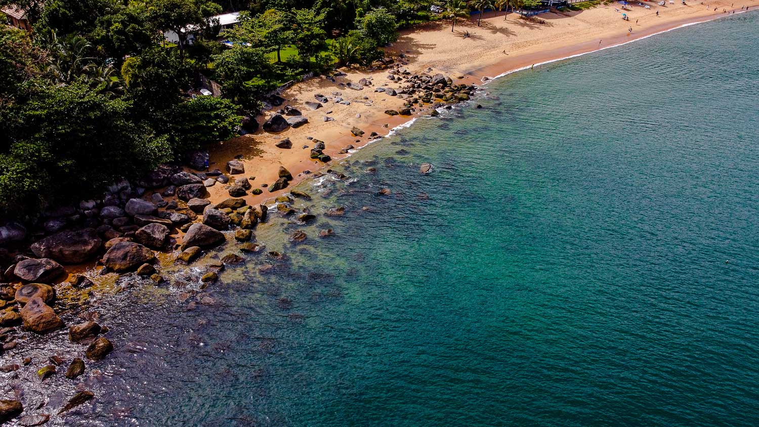 Praia Grande está localizada no extremo sul de Ilhabela - Reprodução/PMI