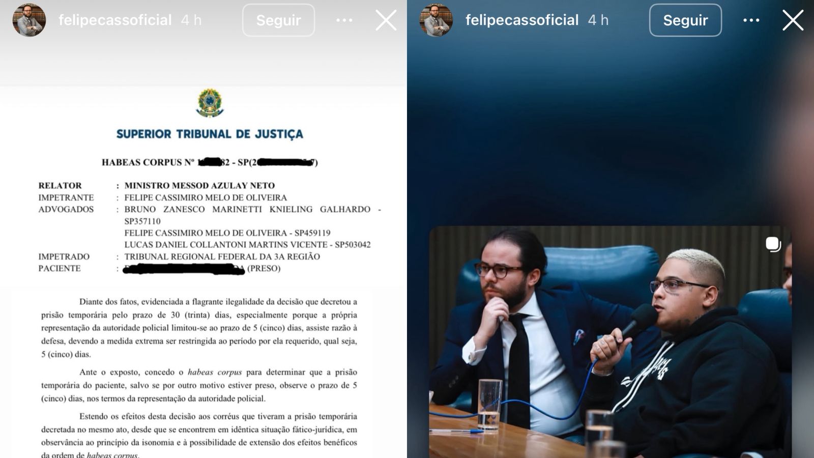 STJ manda soltar MC Ryan preso em Bertioga, no litoral de SP - Reprodução / redes sociais