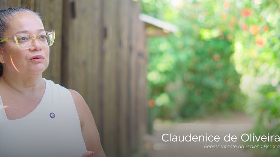 Claudenice abordou o pertencimento - Reprodução