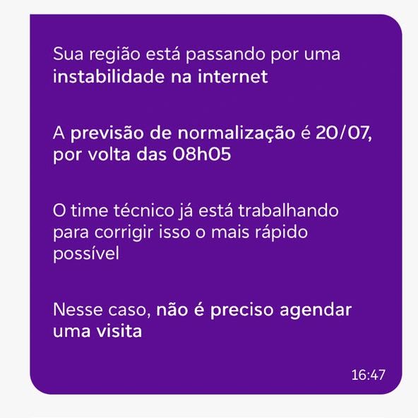 Vivo diz que equipes técnicas trabalham para corrigir a falha - Foto: Costa Norte