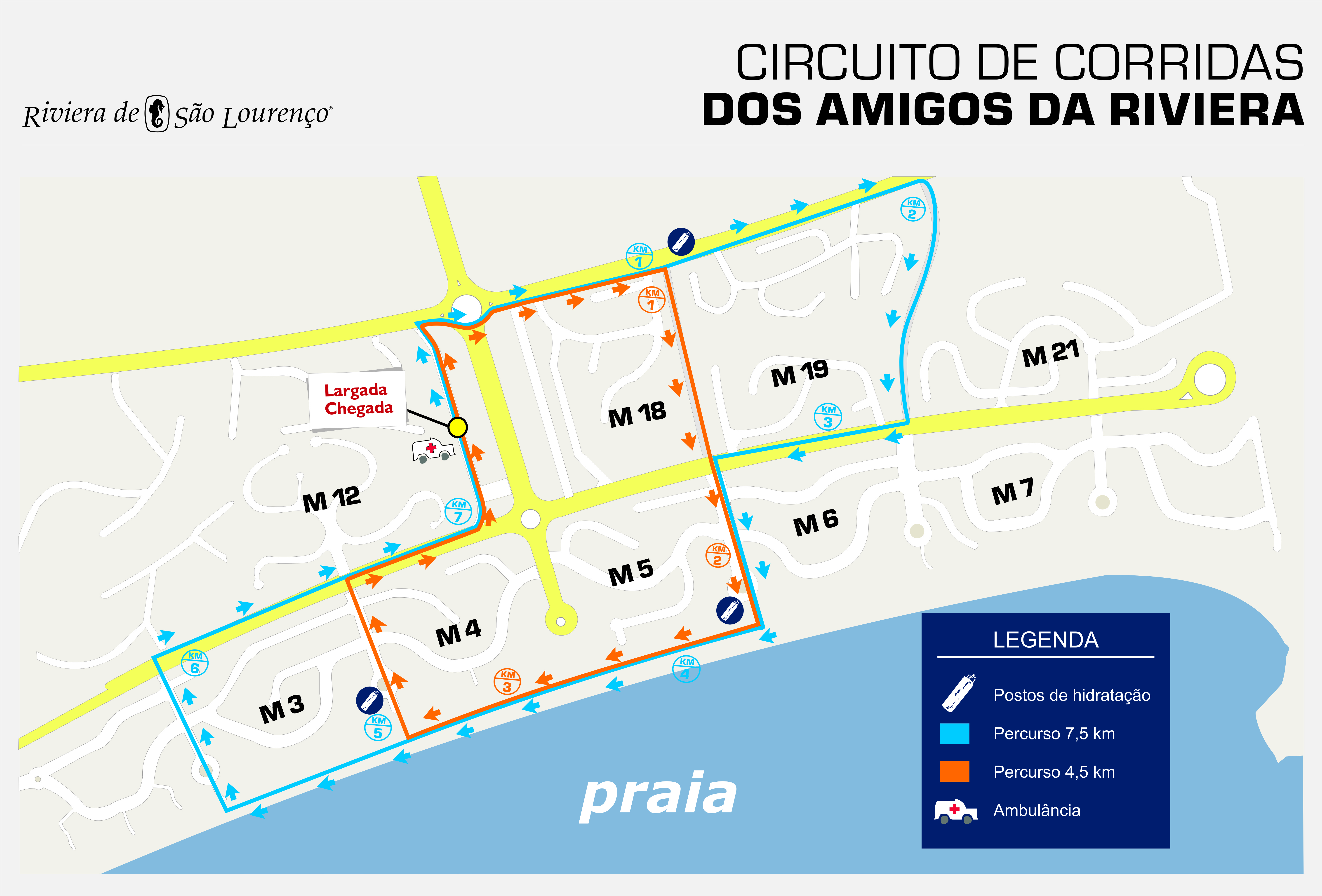 7ª Etapa do Circuito de Corridas da Riviera – Tour 2026