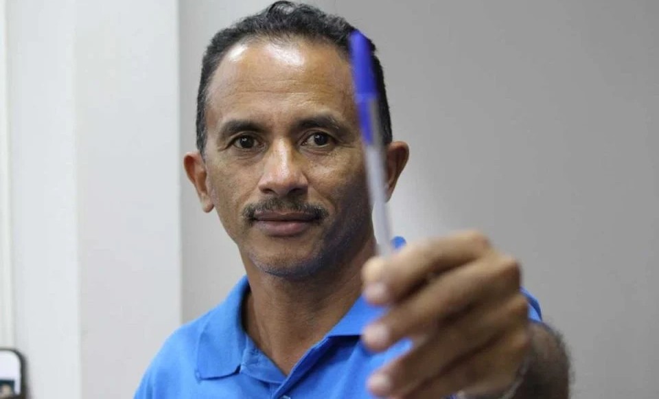 Manoel Gomes, o 'caneta azu', é candidato a deputado federal por São Paulo