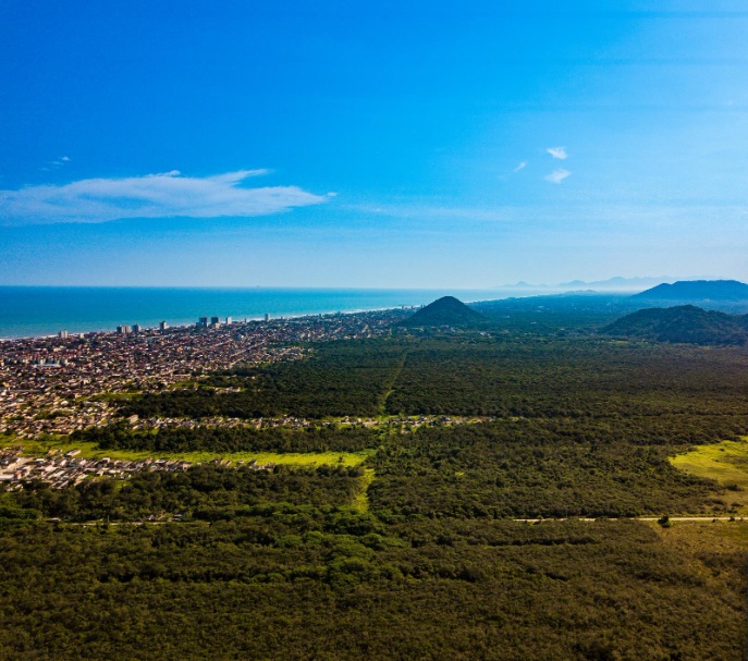 imagem aérea da Zona Rural