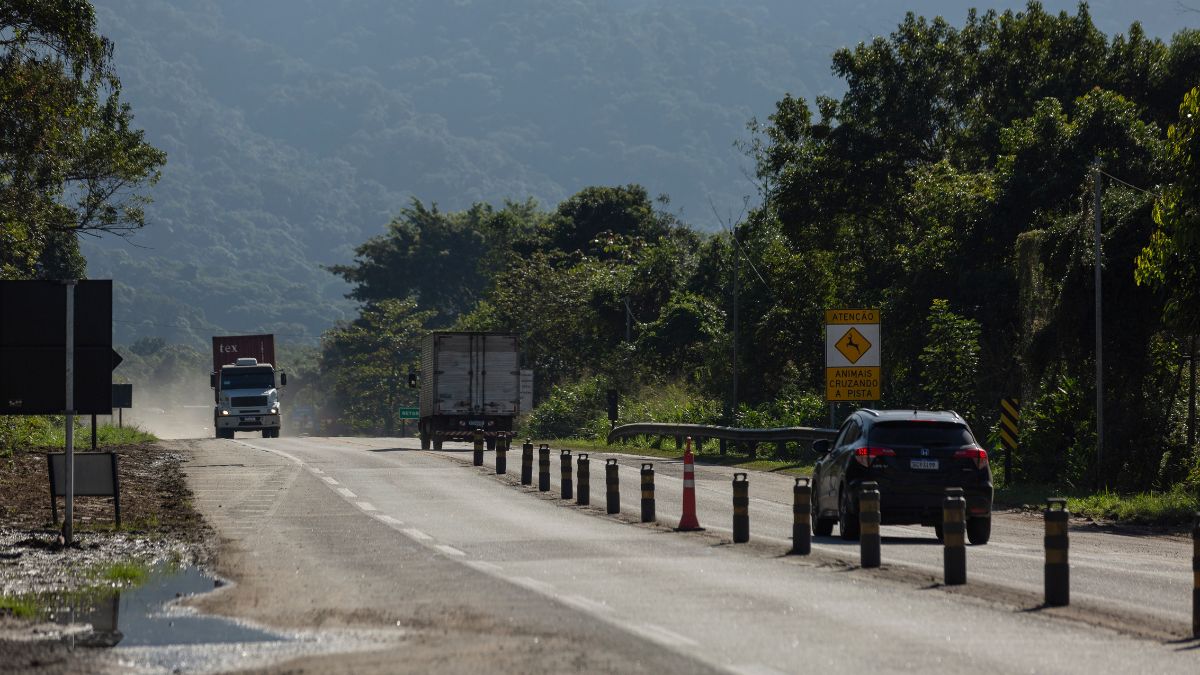 trecho da rodovia rio-santos