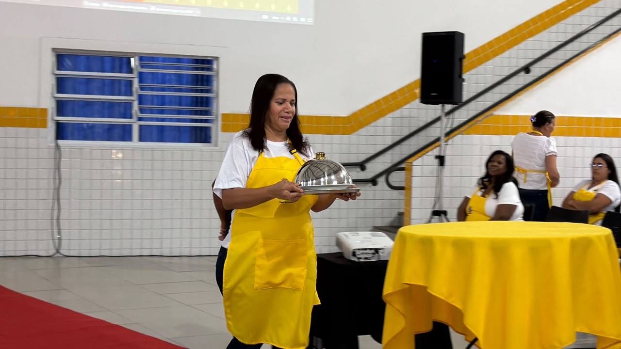 momento da apresentação dos pratos