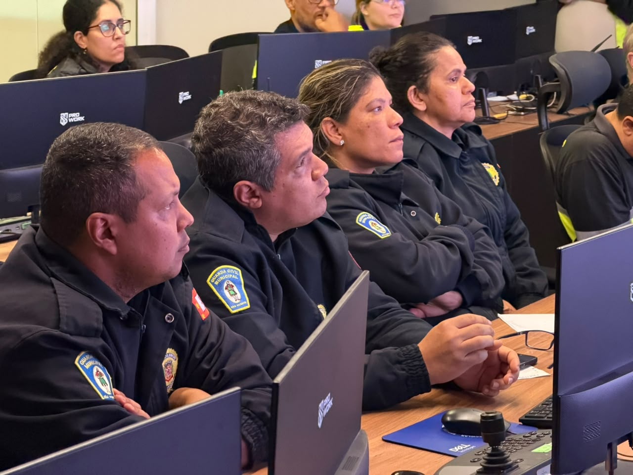 imagem dos agentes em treinamento