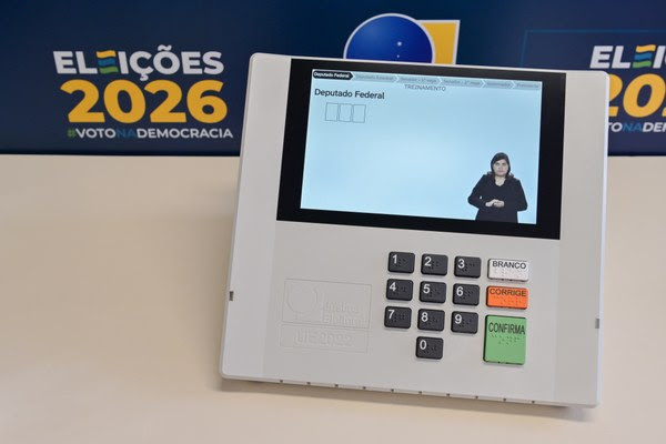 imagem da urna eletrônica