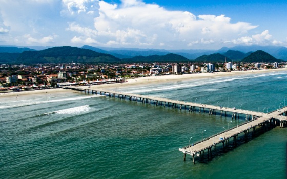 imagem da plataforma de pesca