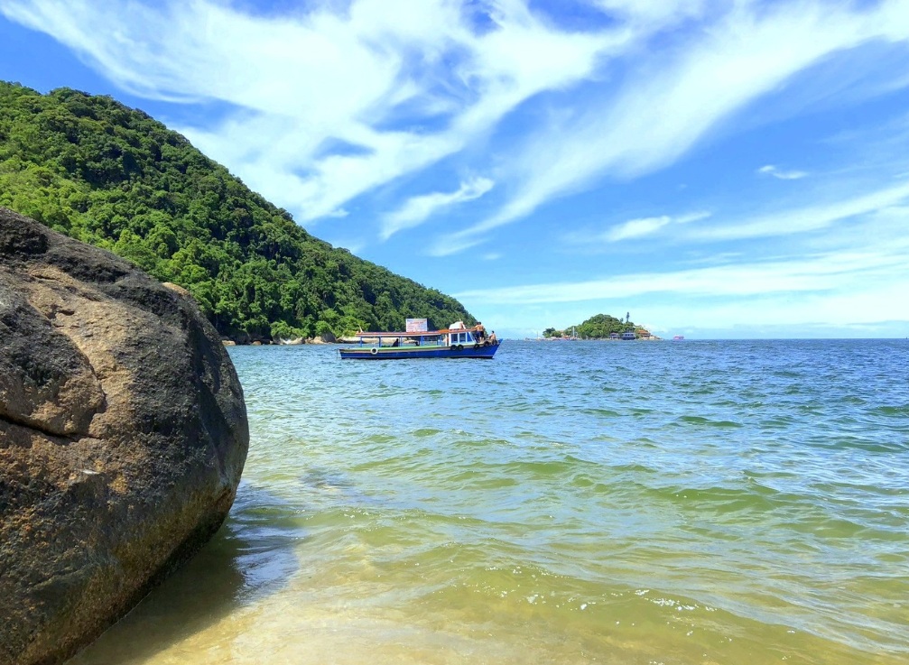 imagem da praia do sangava