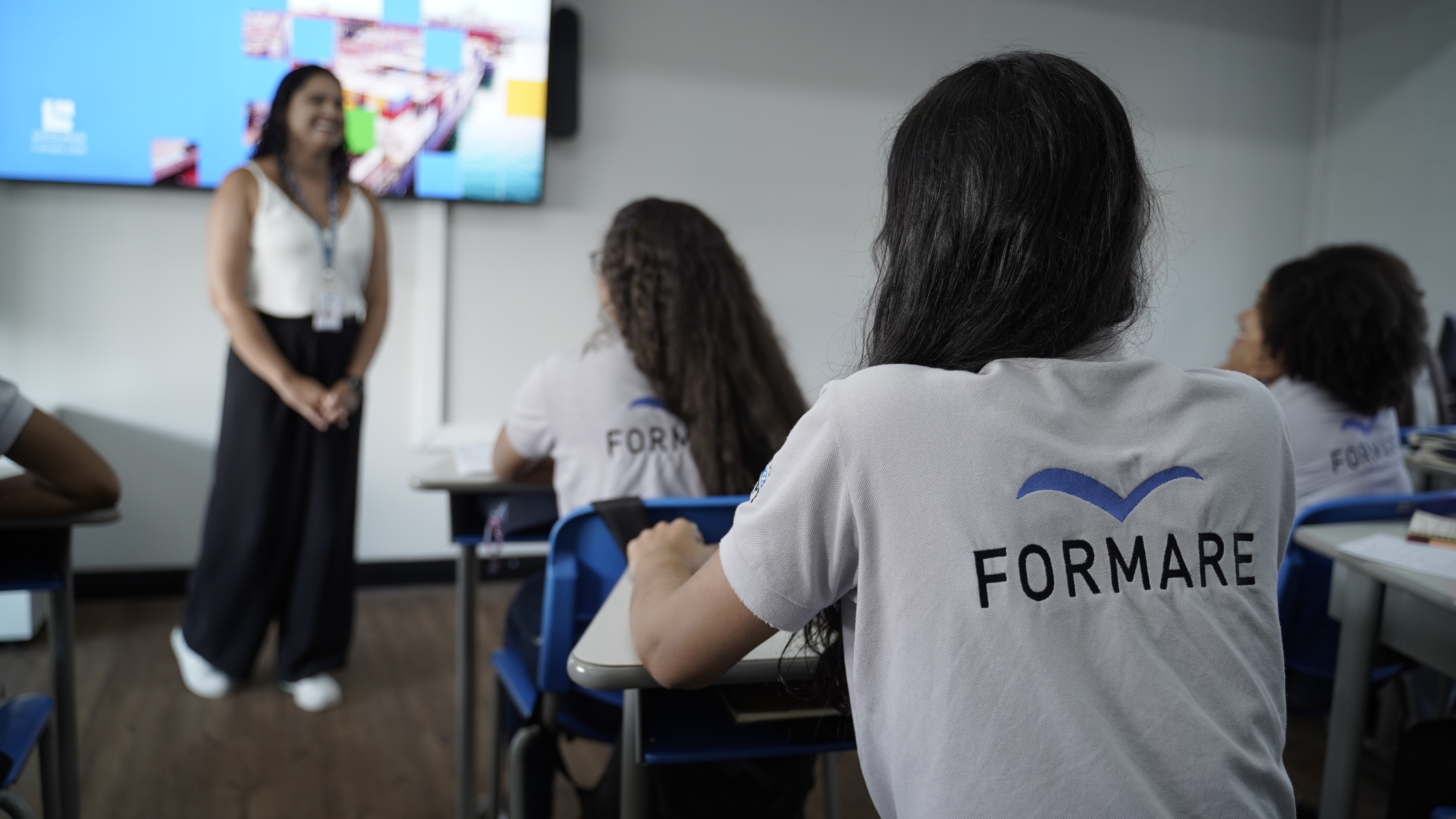 imagem de uma das aulas da formação